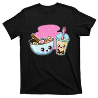 Ra Bubble Tea  Boba Noodles Japanese Anime   T-Shirt