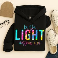 Religious Be The Light Matthew 5 14 Christian Easter Hoodie