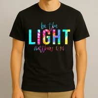 Religious Be The Light Matthew 5 14 Christian Easter T-Shirt