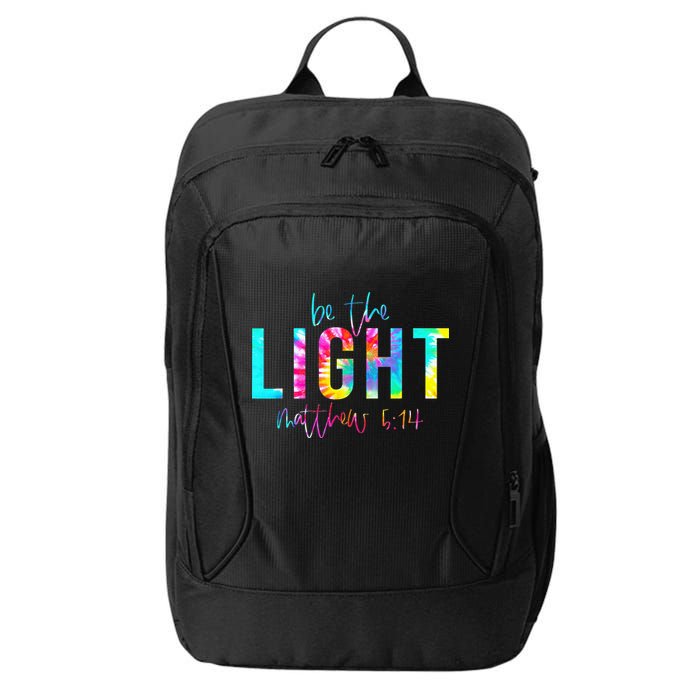 Religious Be The Light Matthew 5 14 Christian Easter City Backpack