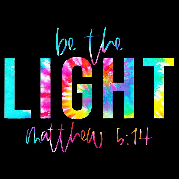 Religious Be The Light Matthew 5 14 Christian Easter Sustainable Bucket Hat