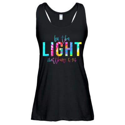 Religious Be The Light Matthew 5 14 Christian Easter Ladies Essential Flowy Tank