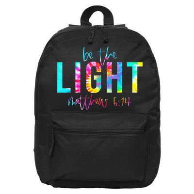 Religious Be The Light Matthew 5 14 Christian Easter 16 in Basic Backpack