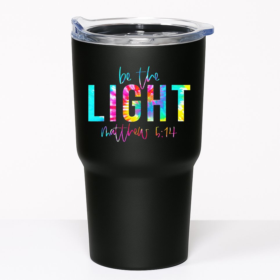 Religious Be The Light Matthew 5 14 Christian Easter Tumbler