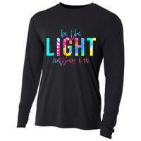 Religious Be The Light Matthew 5 14 Christian Easter Cooling Performance Long Sleeve Crew