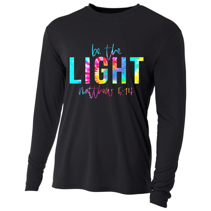 Religious Be The Light Matthew 5 14 Christian Easter Cooling Performance Long Sleeve Crew