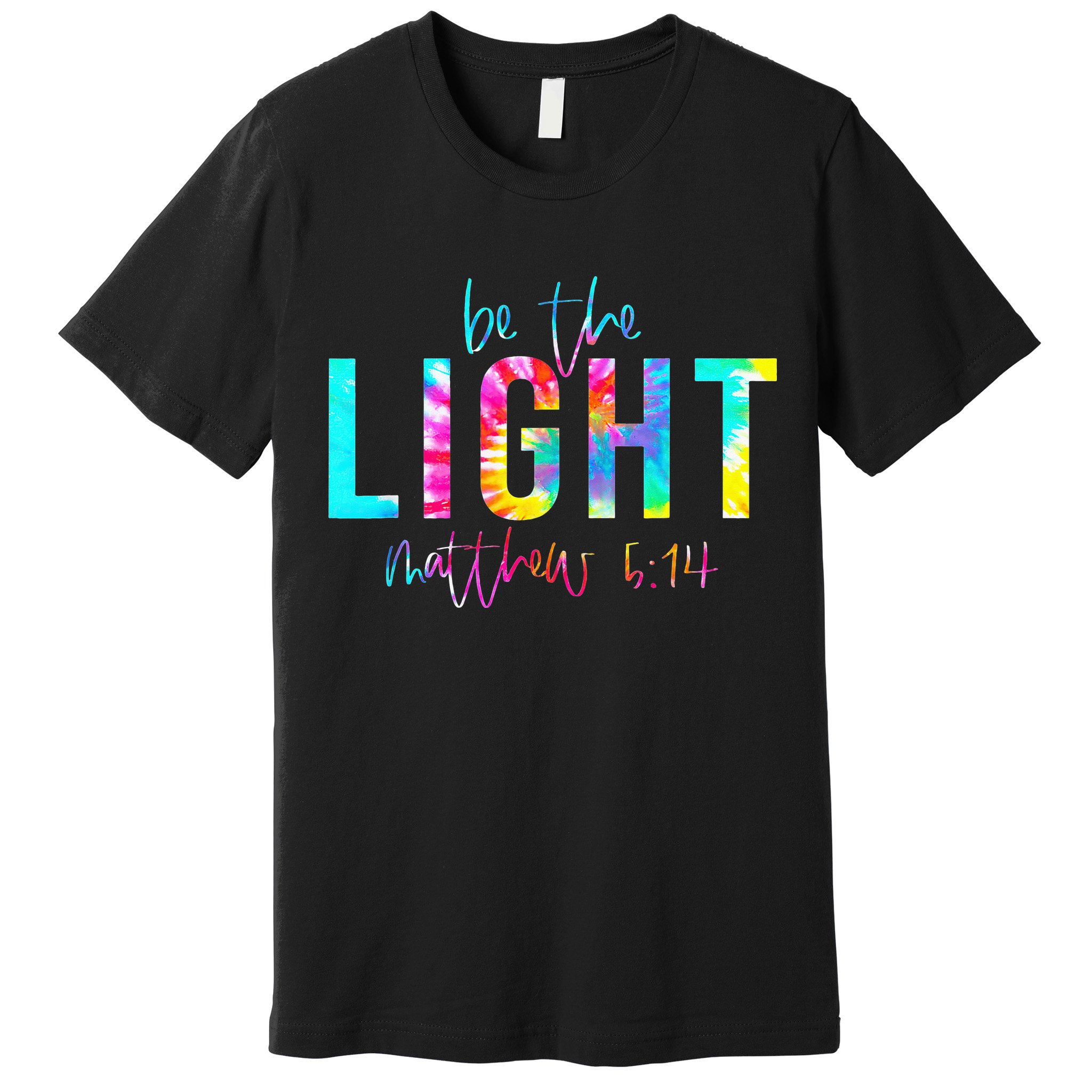 Religious Be The Light Matthew 5 14 Christian Easter Premium T-Shirt