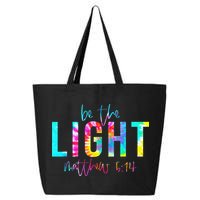 Religious Be The Light Matthew 5 14 Christian Easter 25L Jumbo Tote