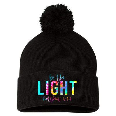 Religious Be The Light Matthew 5 14 Christian Easter Pom Pom 12in Knit Beanie