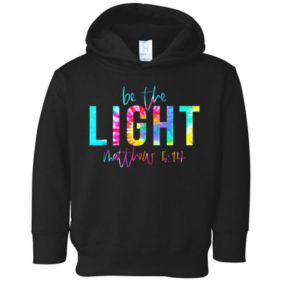 Religious Be The Light Matthew 5 14 Christian Easter Toddler Hoodie