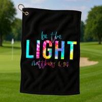 Religious Be The Light Matthew 5 14 Christian Easter Golf Towel