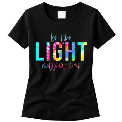 Religious Be The Light Matthew 5 14 Christian Easter Womens T-Shirt