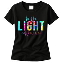 Religious Be The Light Matthew 5 14 Christian Easter Womens T-Shirt