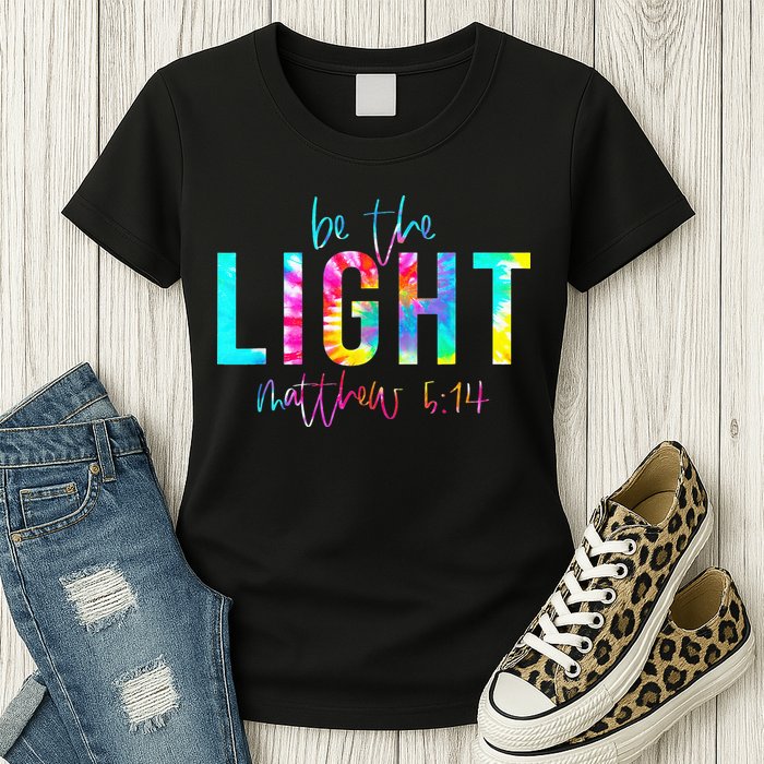 Religious Be The Light Matthew 5 14 Christian Easter Womens T-Shirt