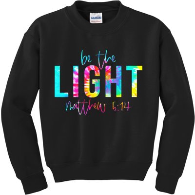 Religious Be The Light Matthew 5 14 Christian Easter Kids Sweatshirt