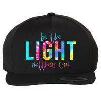 Religious Be The Light Matthew 5 14 Christian Easter Wool Snapback Cap