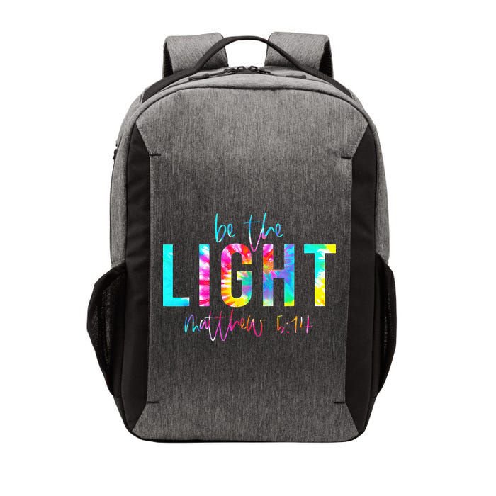Religious Be The Light Matthew 5 14 Christian Easter Vector Backpack