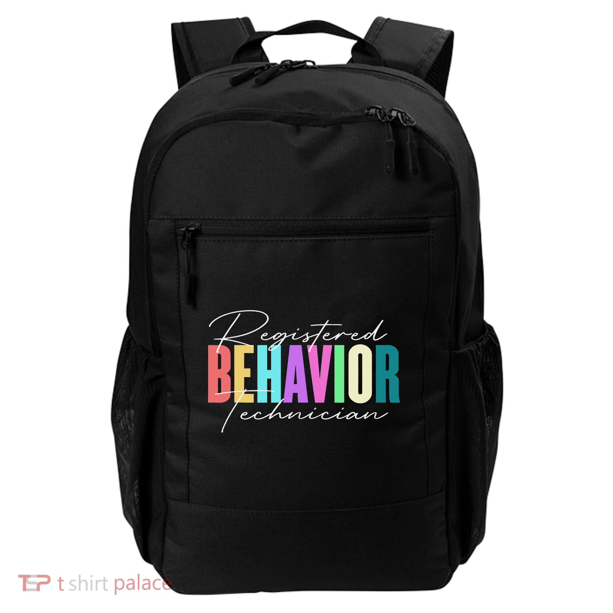 Registered Behavior Technician Rbt Behavioral Aba Therapist Daily Commute Backpack