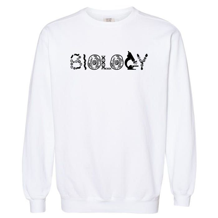 Retro Biology Teacher Student Science Biologist Garment-Dyed Sweatshirt