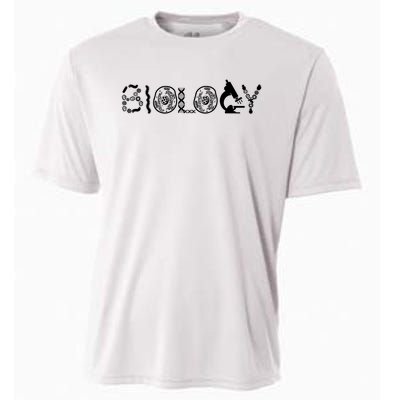 Retro Biology Teacher Student Science Biologist Cooling Performance Crew T-Shirt