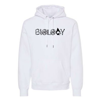 Retro Biology Teacher Student Science Biologist Premium Hoodie