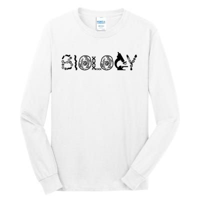 Retro Biology Teacher Student Science Biologist Tall Long Sleeve T-Shirt