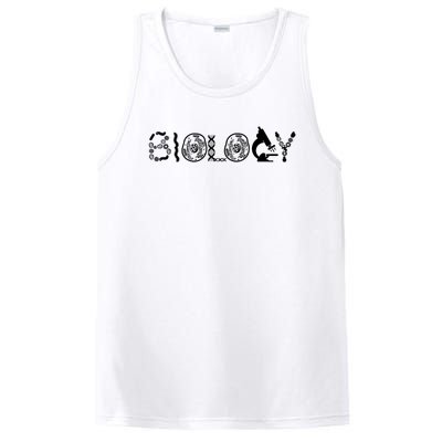 Retro Biology Teacher Student Science Biologist PosiCharge Competitor Tank