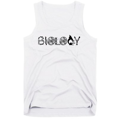 Retro Biology Teacher Student Science Biologist Tank Top