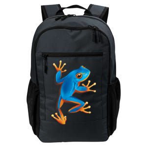 Realistic Blue Tree Frog Daily Commute Backpack