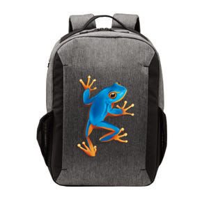 Realistic Blue Tree Frog Vector Backpack