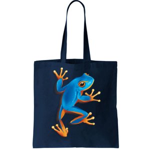 Realistic Blue Tree Frog Tote Bag