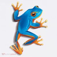 Realistic Blue Tree Frog T-Shirt