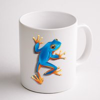 Realistic Blue Tree Frog Mug