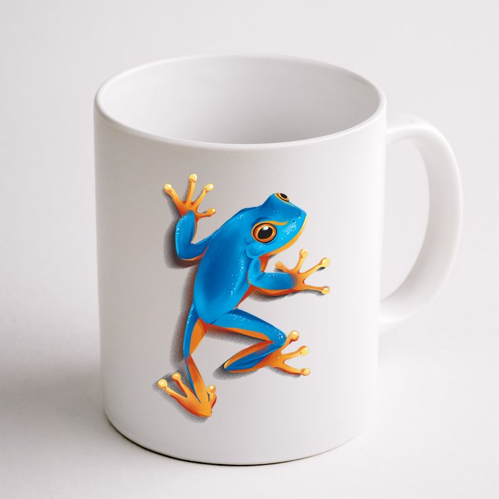 Realistic Blue Tree Frog Mug