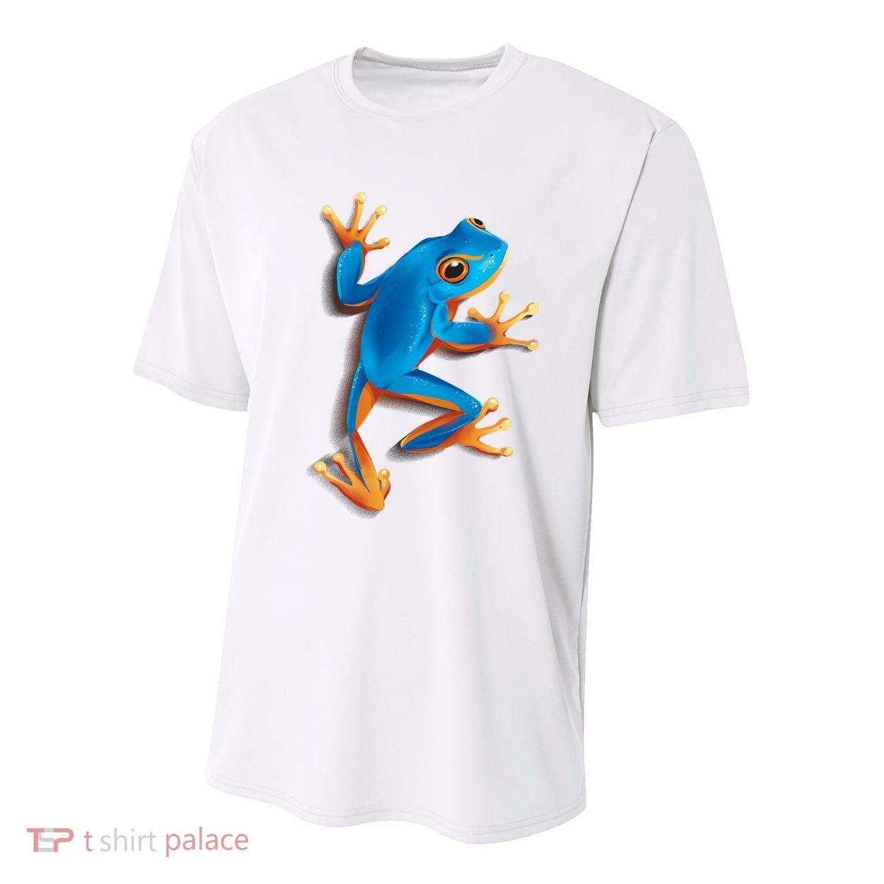 Realistic Blue Tree Frog Youth Performance Sprint T-Shirt