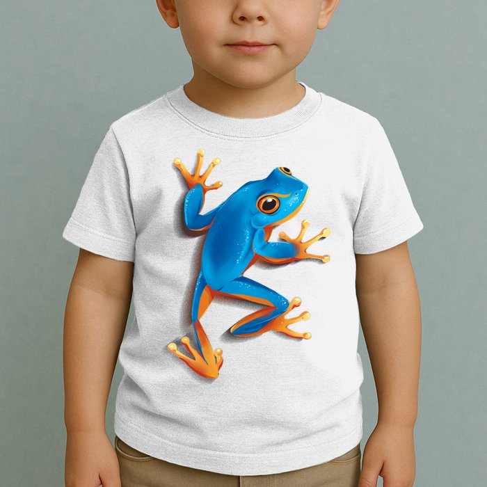 Realistic Blue Tree Frog Toddler T-Shirt