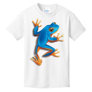 Realistic Blue Tree Frog Kids T-Shirt