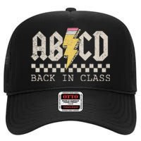 Rock Back To School ABCD Back In Class Teachers High Crown Mesh Back Trucker Hat