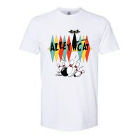 Retro Bowling Tee Vintage Bowler Alley Cat Vintage Softstyle CVC T-Shirt