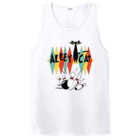 Retro Bowling Tee Vintage Bowler Alley Cat Vintage PosiCharge Competitor Tank