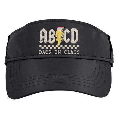 Rock Back To School ABCD Back In Class Boy Girl Teachers Adult Drive Performance Visor