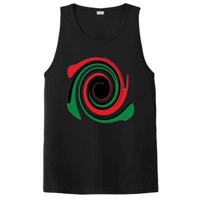 Red Blood That Unites Black African Nation Green Vibrant Gift PosiCharge Competitor Tank