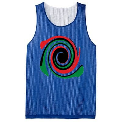 Red Blood That Unites Black African Nation Green Vibrant Gift Mesh Reversible Basketball Jersey Tank