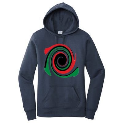 Red Blood That Unites Black African Nation Green Vibrant Gift Women's Pullover Hoodie