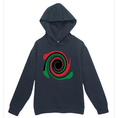 Red Blood That Unites Black African Nation Green Vibrant Gift Urban Pullover Hoodie