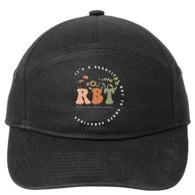 Registered Behavior Technician RBT Behavior Therapist ABA 7-Panel Snapback Hat