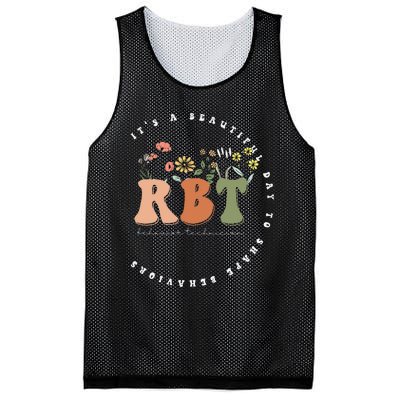 Registered Behavior Technician RBT Behavior Therapist ABA Mesh Reversible Basketball Jersey Tank