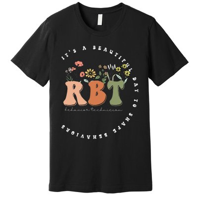 Registered Behavior Technician RBT Behavior Therapist ABA Premium T-Shirt