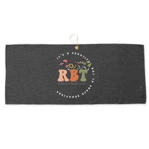 Registered Behavior Technician RBT Behavior Therapist ABA Large Microfiber Waffle Golf Towel