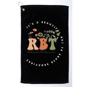 Registered Behavior Technician RBT Behavior Therapist ABA Platinum Collection Golf Towel